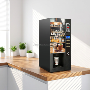 Máquina Expendedora de Café Instantáneo YISO 2026, Dispensador de Bebidas Calientes que Funciona con Monedas, Kiosco de Autoservicio para Bebidas, Ideal para Oficinas - Product Image 1
