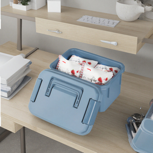 Organizzatore di plastica eco-friendly contenitore modellato a iniezione PP uso domestico che conserva libri cibo forma rettangolare Design europeo - Product Image 3