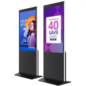 Portable Totem Full Hd Indoor Lcd Touch Screen Kiosk Store Restaurant Display Retail Digital Signage Advertise Standalone Player