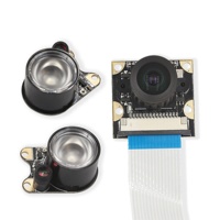 Módulo de cámara OEM Raspberry Pi OV5647 5MP 160 grados gran angular lente ojo de pez Raspberry Pi 3/2 modelo B cámara mini
