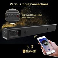 BESTISAN SK03 Texture en bois personnalisée 50W haut-parleur de fête de karaoké portable avec télécommande barres de son de cabine bleue sans fil