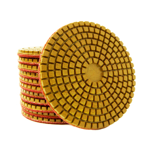 4 inch ướt sử dụng kim cương Buffing Pads tùy chỉnh OEM đánh bóng <span class=keywords><strong>Pad</strong></span> cho bê tông Granite sàn đá cẩm thạch - Product Image 5