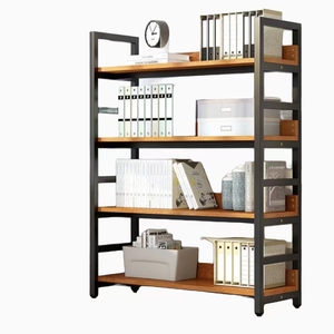 Estantería moderna de hierro forjado de 3 capas de Metal para muebles del hogar y sala de estar, estantería larga de esquina montada en la pared - Product Image 1