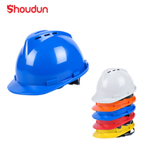 Casques de sécurité personnalisés avec logo gratuit, avec trous de ventilation, protection industrielle de la tête, résistants aux chocs, pour les travailleurs