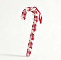Décoration de Noël en forme de montgolfière à carreaux, très vendue, pour suspendre à l'arbre de Noël, cadeau, vente en gros