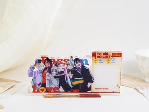 Support en acrylique Alien Stage Anime, porte-papier magnétique, pince à mémo, présentoir réutilisable, décoration de bureau pour notes et <span class=keywords><strong>photos</strong></span> - Product Image 2