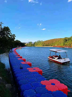 Plateforme flottante en plastique HDPE Botai, pièce de rechange pour ponton 500x500x400mm, protection UV, étanche, stable et durable pour parc aquatique et jet ski