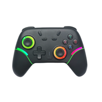 Manette sans fil pour Nintendo Switch 2, avec lumières RVB et boutons arrière, vibration pour Switch/PC/iOS/Android