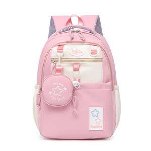 Sweet Girl Junior High School Student Bookbag Large Capacity <b>Backpack</b> With Small Coin <b>Purse</b> Accessories Kawaii School Bags - Product Image 1