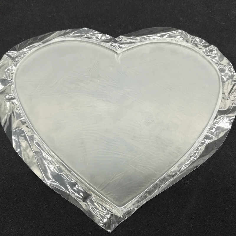 Heart shape chest pad
