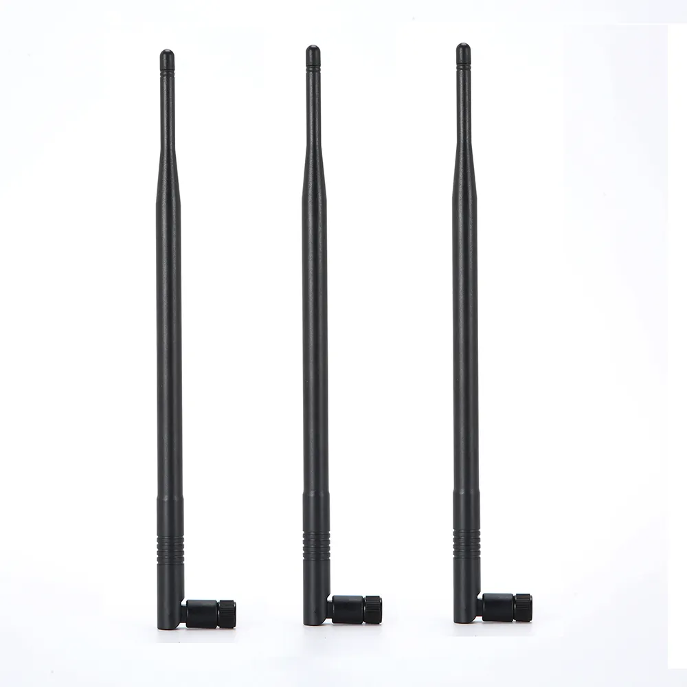2.4GHz 5GHz OEM Omni Directional 3Dbi Penerima Internet Nirkabel Eksternal Wifi AP Antena Karet untuk Asus Huawei Router
