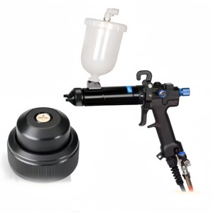 HDA laboratuvar hava basıncı püskürtme tabancası 600ml fincan elektrostatik sıvı boya püskürtme tabancası - Product Image 1