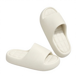 Ciabatte <span class=keywords><strong>Infradito</strong></span> <span class=keywords><strong>da</strong></span> Donna Nuovo Stile con Suola Spessa Impermeabili Antiscivolo per Interni ed Esterni, in EVA, con Rialzo, Ideali per <span class=keywords><strong>Bagno</strong></span> e Casa - Product Image 1
