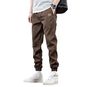 <span class=keywords><strong>Pantaloni</strong></span> Antivento a Vita Media Foderati in Pile <span class=keywords><strong>da</strong></span> <span class=keywords><strong>Uomo</strong></span>, Modello Corto e Largo, Casual, Colore Cammello, Nero, Verde, per Primavera, Autunno e Inverno - Product Image 5