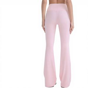 Pantalon de yoga évasé Zero-Feel 30 PLUS en fil original <span class=keywords><strong>LULU</strong></span> Double 66, respirant, lavé à l'eau, taille haute, pour Pilates - Product Image 1