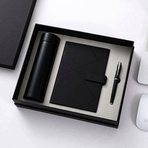 Ensemble cadeau d'affaires 3 en 1 en gros, tasse isotherme, carnet, stylo, impression sérigraphique, cadeaux promotionnels d'entreprise personnalisés - Product Image 6