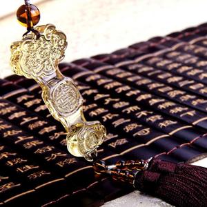 Liu Li <span class=keywords><strong>Fengshui</strong></span> <span class=keywords><strong>Ruyi</strong></span> voiture sac suspendu décoration Offres Spéciales cristal de cristal pour l'intérieur du véhicule - Product Image 5