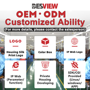 Nhà máy trực tiếp tương thích HIK TVT 5MP colorvu IP PoE máy ảnh Cắm và chơi colorvu một cách âm thanh Mạng CCTV Camera An Ninh - Product Image 6