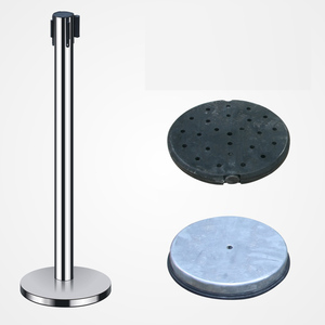 Chất lượng cao hộ Lan Tôn sóng vàng đen bollard thảm đỏ lối đi ngân hàng khán đài giao thông đám đông kiểm soát nhung dây cực đường cao tốc sử dụng - Product Image 4