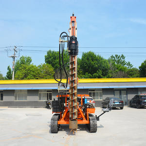 โรงงานผลิตเครื่องตอกเสาไฟฟ้าโซลาร์เซลล์ จัดจำหน่ายโดยตรง หลายขนาด สำหรับงานวิศวกรรมโซลาร์เซลล์บนภูเขา เจาะเสาไฟฟ้าโซลาร์เซลล์ขนาดเล็ก - Product Image 4