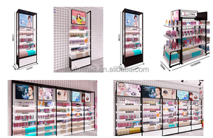 Mallette de maquillage de Salon de beauté commerciale, vitrine de gondole de magasin de détail, décoration vitrine de cosmétiques - Product Image 6