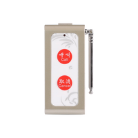 Système de téléavertisseur sans fil pour montre Système d'appel de serveur Récepteur de montre étanche Système d'appel d'infirmière pour restaurant Hookah Cofe Shop