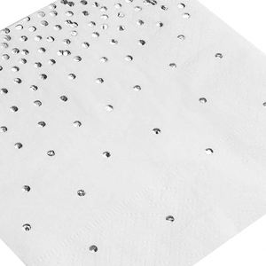 Serviettes jetables en pâte de bois 18 g/m² pour restaurant, 10x10 pouces, 3 plis, 4 volets, style sac droit moderne avec pelliculage, direct usine - Product Image 5