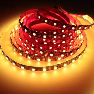 I-STAR发光二极管<span class=keywords><strong>Arduino</strong></span>兼容10毫米宽度5v白色黑色印刷电路板5050 RGB集成电路SK6812 WS2812 60发光二极管/m WS2812B可寻址发光二极管条 - Product Image 5