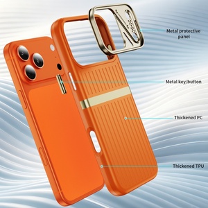 เคสโทรศัพท์มือถือลายกระเป๋าเดินทางแบบด้านใหม่ พร้อมแม่เหล็ก สำหรับ iPhone 18 15 16 17 Pro Max พร้อมกรอบโลหะป้องกันกล้อง กันกระแทก - Product Image 4