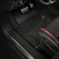 Tapis de sol de voiture thermoformés 3D en TPE découpés au laser, double couche, de luxe, pour Peugeot 206