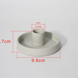 Soporte de incienso de cerámica mate de decoración nórdica personalizada de alta calidad para palos de Palo Santo uso aromático - Product Image 6