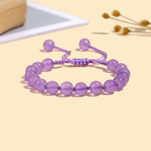 Pulsera Tejida con Cuentas de Vidrio Coloridas Estilo Bohemio, Joyería Minimalista para Parejas, Regalo de Navidad, Tobillera - Product Image 6