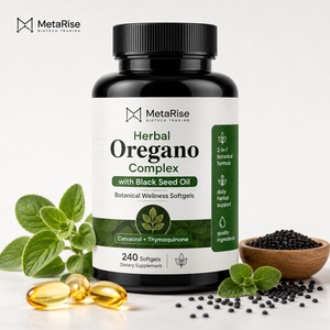 Elixir Verde, Aceite de Orégano Silvestre, Cápsulas de Aceite de Semilla Negra, 60 Cápsulas por Botella, Salud Natural Inmunológica y Digestiva, Mujeres Embarazadas - Product Image 1