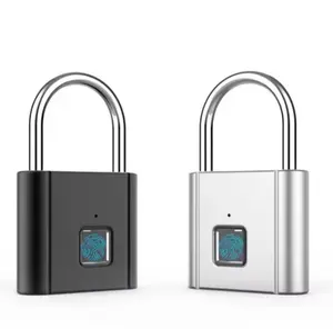 Fingerabdruck intelligentes schlüsselloses Padlock China Großhandel biometrisches Padlock geeignet für Gepäck Koffer Fingerabdruck-Padlock