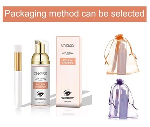 Shampoo pour cils personnalisé de 60 ml, marque privée, mousse nettoyante pour cils respectueuse de la peau, pour un nettoyage en profondeur - Product Image 4