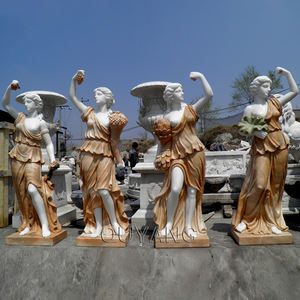 Feng shuang-statue d'ange féminin, décoration extérieure, célèbre pierre de dieu grecque ancienne, Sculpture de jardin en marbre, déesse quatre saisons - Product Image 4