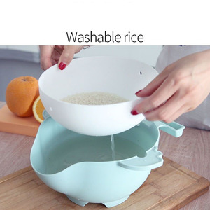 Trancheuse à légumes multifonctionnelle avec panier d'égouttage-<span class=keywords><strong>Mandoline</strong></span> de cuisine pour râper les pommes de terre et les carottes - Product Image 4