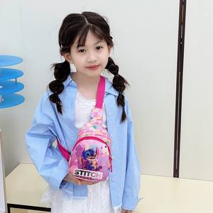 アウトドアトラベルバッグ子供用チェストバッグ漫画かわいい女の子ウエストバッグ新しい小銭入れ3-5歳子供用バッグ子供用ショルダーバッグ - Product Image 3