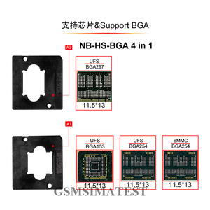 อะแดปเตอร์ IC Friend UFS 4-in-1 รุ่น NB-HS-BGA ไม่มีชิปเข้ารหัส สำหรับการแฟลชและซ่อมโทรศัพท์ K347 - Product Image 3