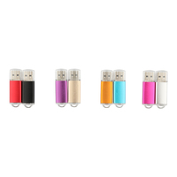 USB Pen Drive Nuevas unidades flash USB de plástico Original 100% Capacidad 4GB Classic Pendrive U Stick