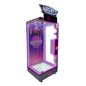 Ciseaux de jeux à pièces d'arcade Lucky 7 roses personnalisés Machine de cadeau de prix coupés Machine de jeu de vente de cadeaux - Product Image 2
