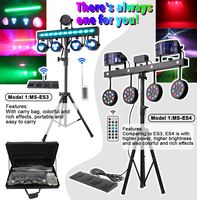 Système d'éclairage DJ portable professionnel, équipement DJ disco, bar à lumières pour discothèque, éclairage de scène DMX RGBW LED Par Bar avec support