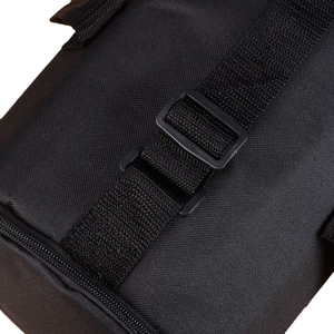 Sac à lunch personnalisé en polyester, sangle d'épaule, glacière portable cylindrique souple avec <span class=keywords><strong>poignée</strong></span> ajustable - Product Image 4