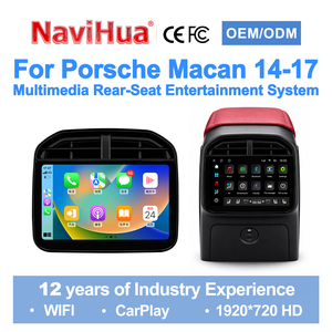 NaviHua รุ่นใหม่สำหรับ Porsche Macan ปี 2014-2017 ระบบความบันเทิงเบาะหลังแบบมัลติมีเดีย จอ LCD ระบบปรับอากาศด้านหลัง - Product Image 1