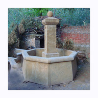 Moderne En Plein Air Utilisé Granit Antique Calcaire Fontaines D'eau En Marbre Pour Décor De Jardin
