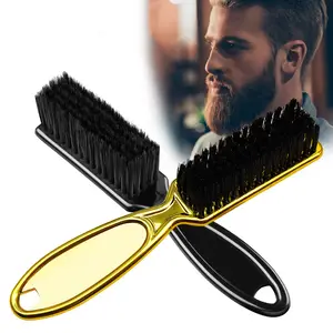 油头刮毛美发按摩工具复古长柄专业理发师男士剃须洁面刷
