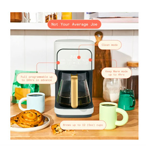 เครื่องชงกาแฟแบบหย<span class=keywords><strong>ด</strong></span> 12 ถ้วย พร้อมตั้งเวลาไ<span class=keywords><strong>ด</strong></span>้ 24 ชม. ระบบทำความสะอา<span class=keywords><strong>ด</strong></span>อัตโนมัติ รักษาความร้อนโ<span class=keywords><strong>ด</strong></span>ย <span class=keywords><strong>ด</strong></span>รูว์ แบร์รีมอร์ (สีขาว) สไตล์หรูหรา - Product Image 3