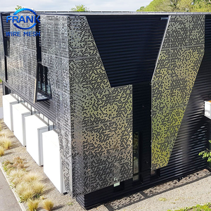 Panneau de façade perforé en aluminium découpé au laser décoratif pour murs-rideaux architecturaux extérieurs - Product Image 1