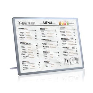Kingwestar Advertising Desktop Display <b>Tea</b>/Menu/Movie Ordering Poster Ultra-Thin A4 A3 Picture Ultra Slim <b>Led</b> <b>Light</b> Boxes - Product Image 4