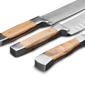 OEM Custom Stainless Steel Chef <b>Knife</b> <b>Set</b> Professional Kitchen Tools Wood Handle <b>Knife</b> Hot Selling Best Quality Chef <b>Knife</b> <b>Set</b> - Product Image 3